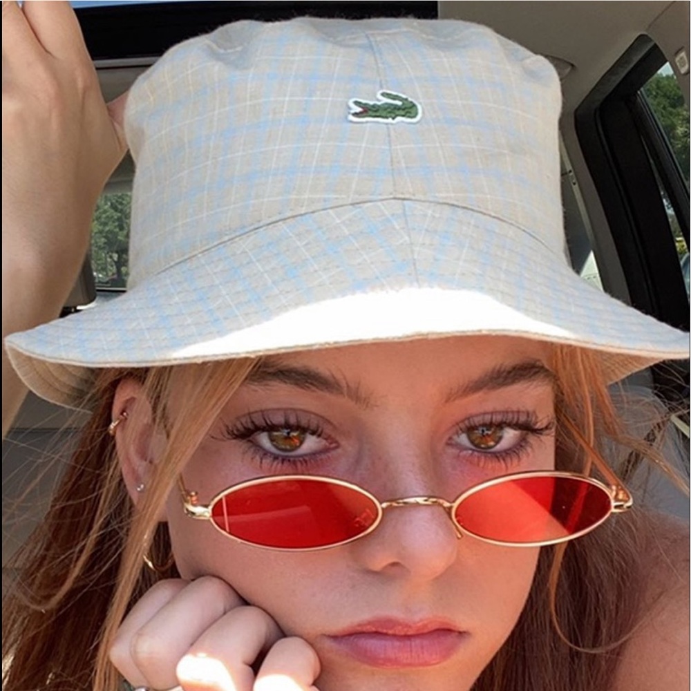 RARE VINTAGE REVERSIBLE LACOSTE BUCKET HAT!!